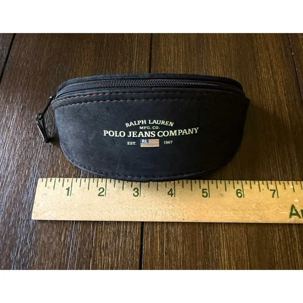 Ralph Lauren Polo Jeans Co Sunglasses with Black Zippered Case Tortoise Shell